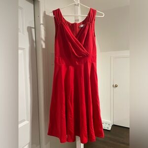Red short dress. Size M